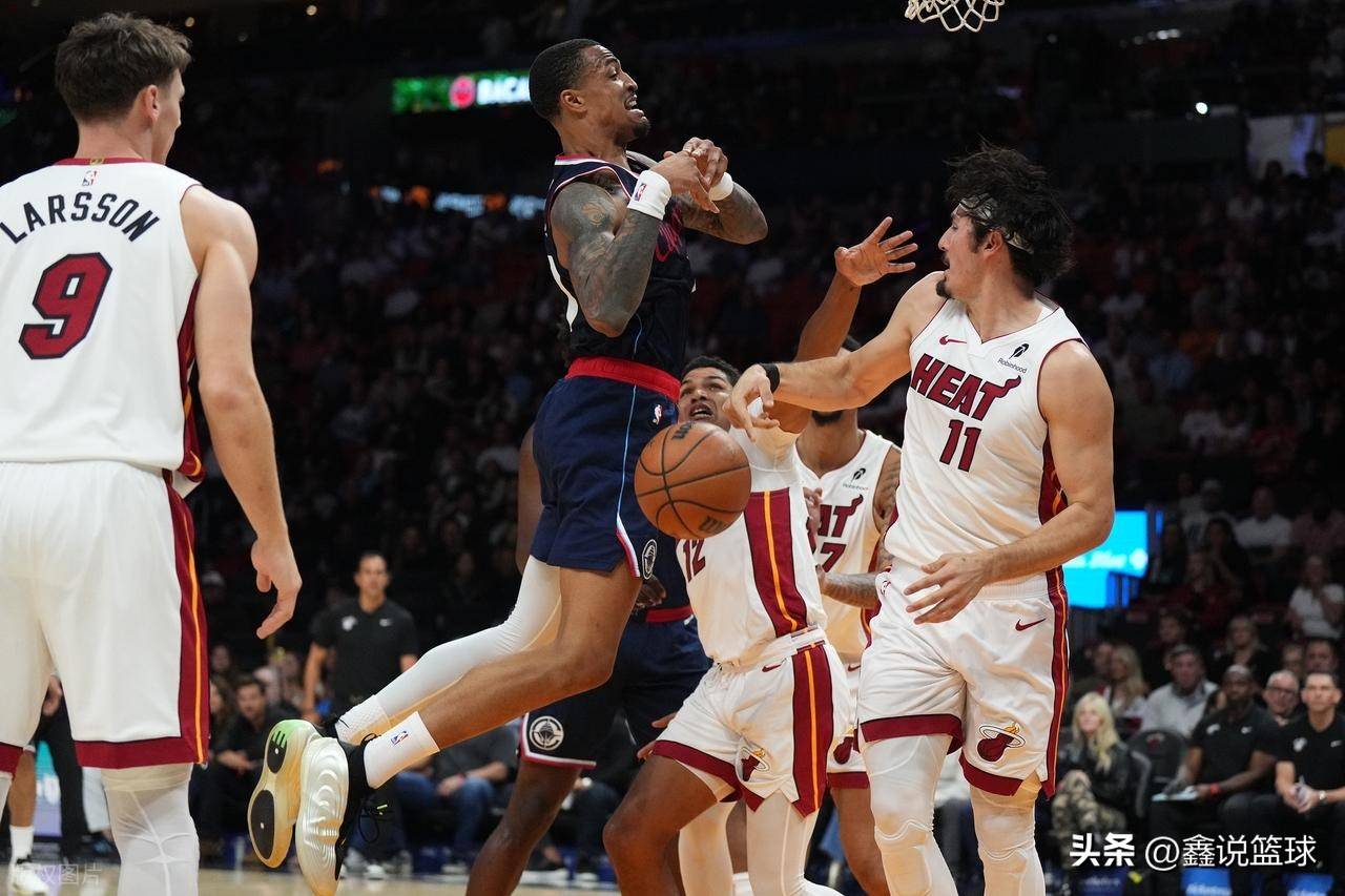 热火逆转快船，戈贝尔带队取胜